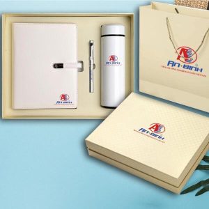Bộ Giftset Sổ Da - Bút Kí - Bình Giữ Nhiệt