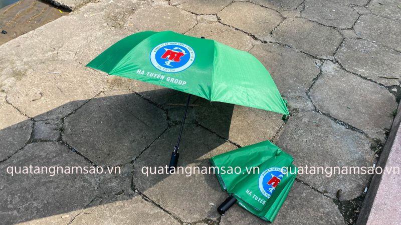 in logo lên ô gấp gọn