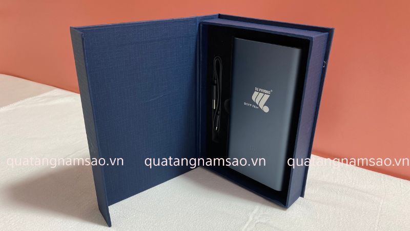 sạc dự phòng in logo công ty theo yêu cầu