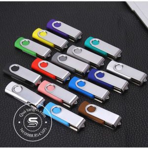 USB Kim Loại Xoay In Logo Theo Yêu Cầu