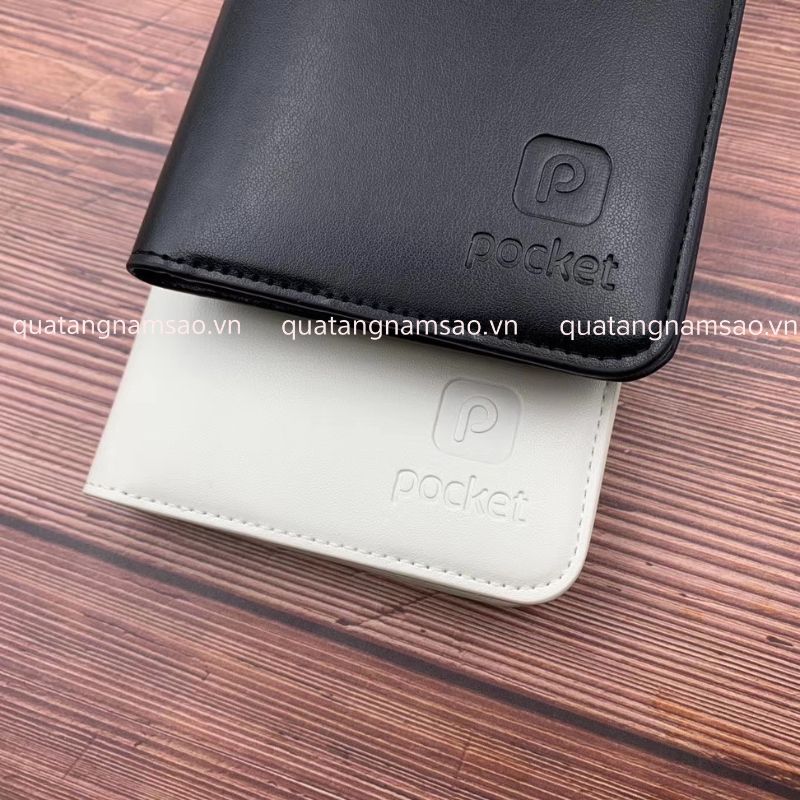 logo dập chìm trên bìa da