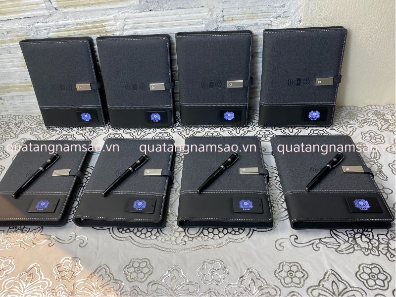 bộ quà tặng sổ đa năng kèm bút ký