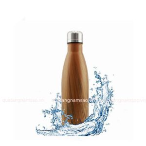 Bình Giữ Nhiệt Vỏ Tre In/Khắc Logo Theo Yêu Cầu