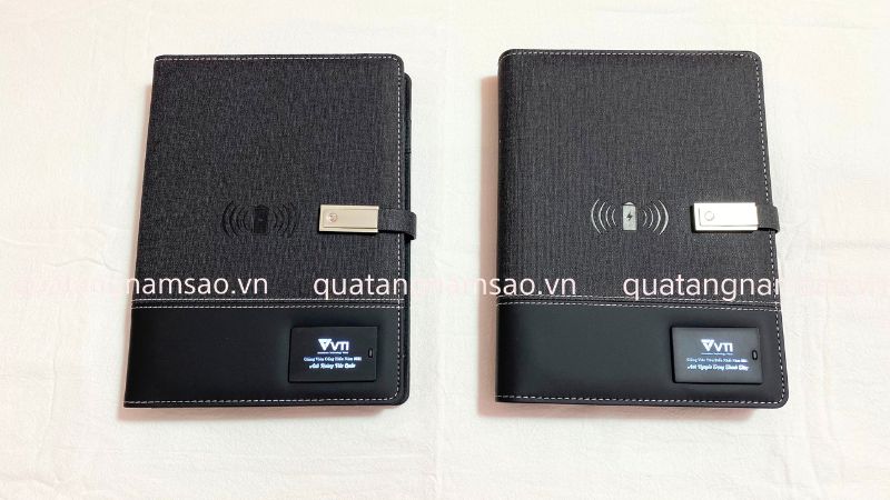 sổ đa năng kèm sạc dự phòng và usb