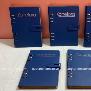 Sổ Bìa Da Cao Cấp In Logo Quà Tặng Khách Hàng