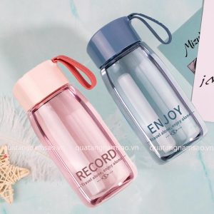 Bình Nước Nhựa Mini 380ML In Logo