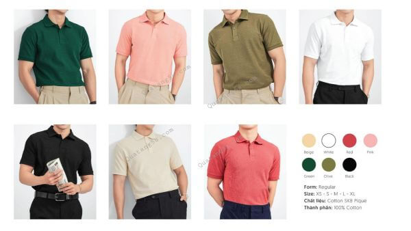 Áo thun cotton cao cấp