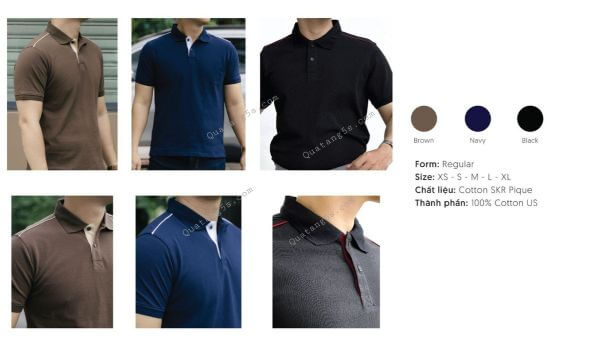 Các kiểu dáng áo thun đồng phục