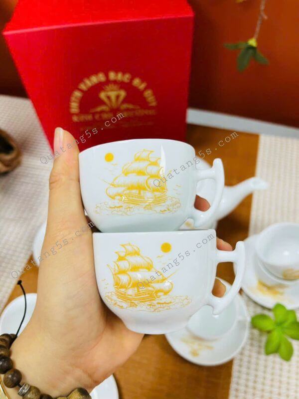 Bộ ấm chén bát tràng giá rẻ