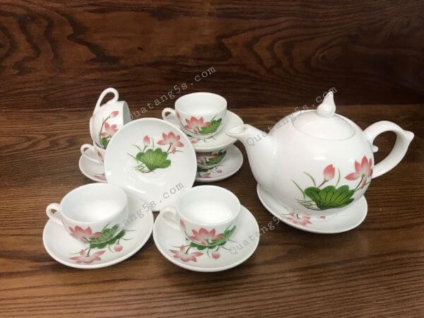 Đơn vị cung cấp bộ ấm chén bát tràng giá rẻ