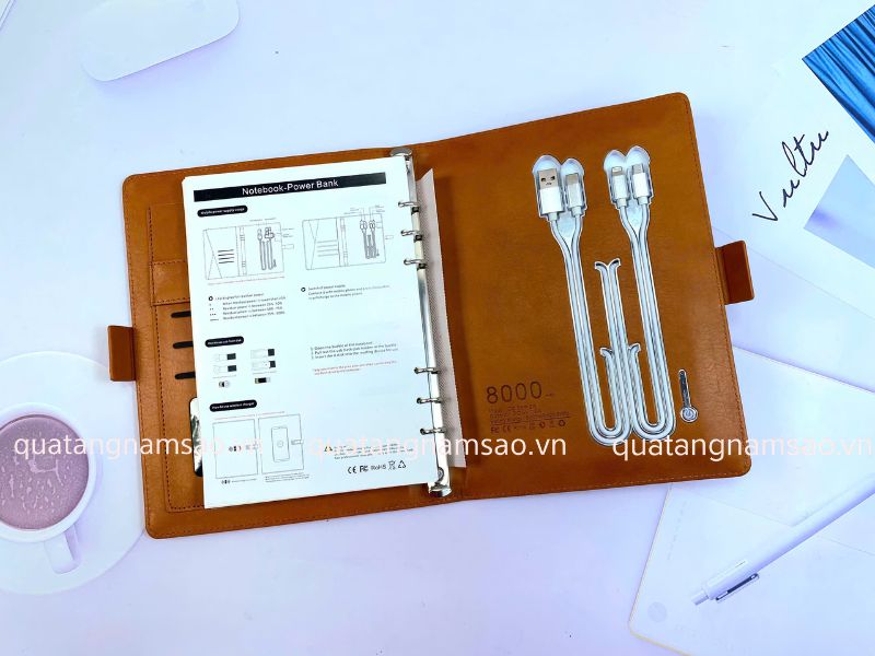 sổ tích hợp sạc dự phòng cao cấp