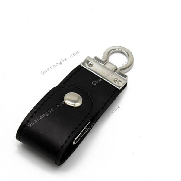 usb vỏ da in logo