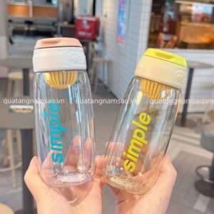 Bình Nước Nhựa In Logo - Mẫu 34
