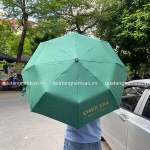 Ô Gấp 3 Tự Đẩy In Logo - Khách Hàng EMER SPA