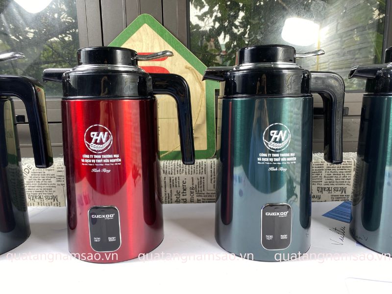 ấm siêu tốc in logo công ty để làm quà tặng