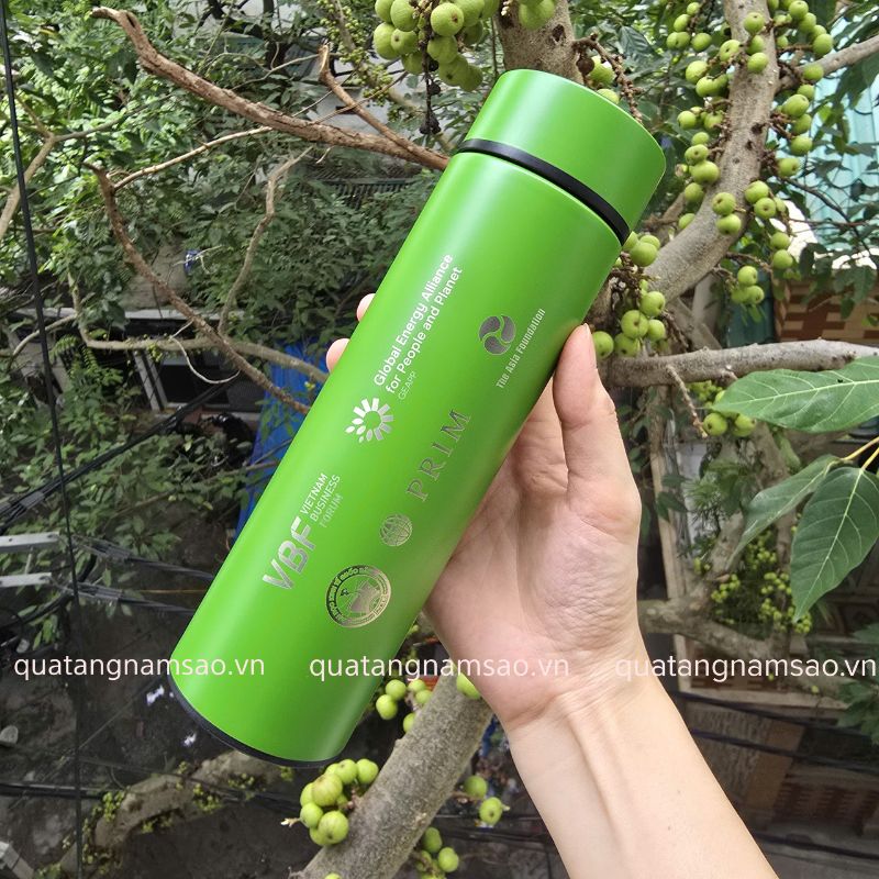 bình nước giữ nhiệt khắc logo