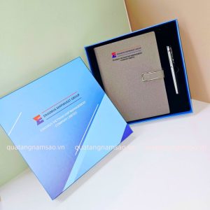 Bộ Quà Tặng Sổ Bút In Logo Theo Thiết Kế