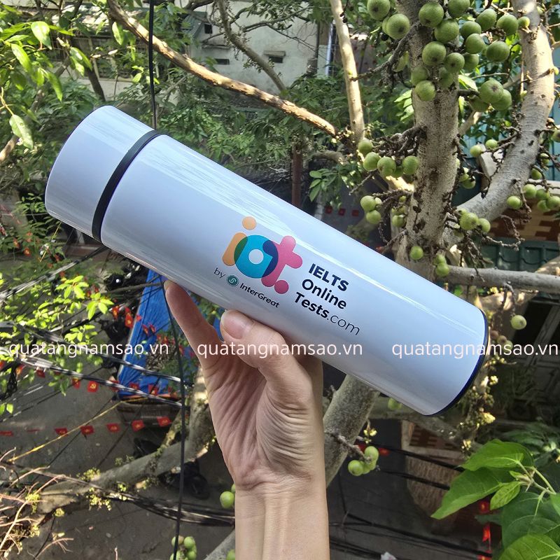 in uv lên bình nước giữ nhiệt
