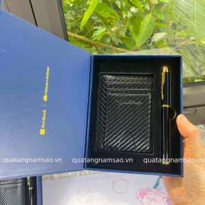 Bộ Quà Tặng Bút Ký Và Ví Đựng Namecard