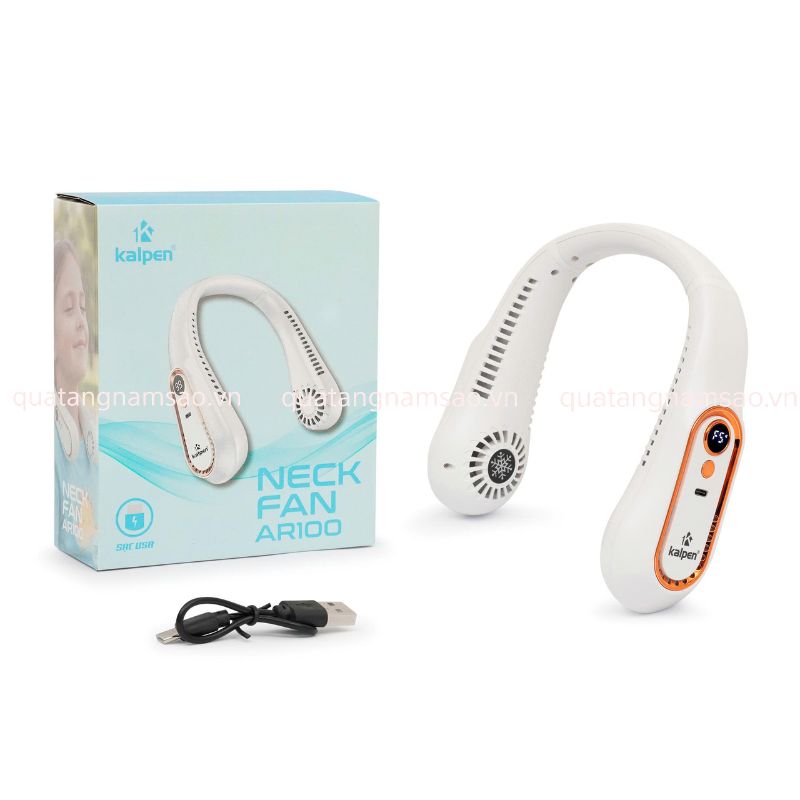 quạt tích điện đeo cổ kalpen ar100