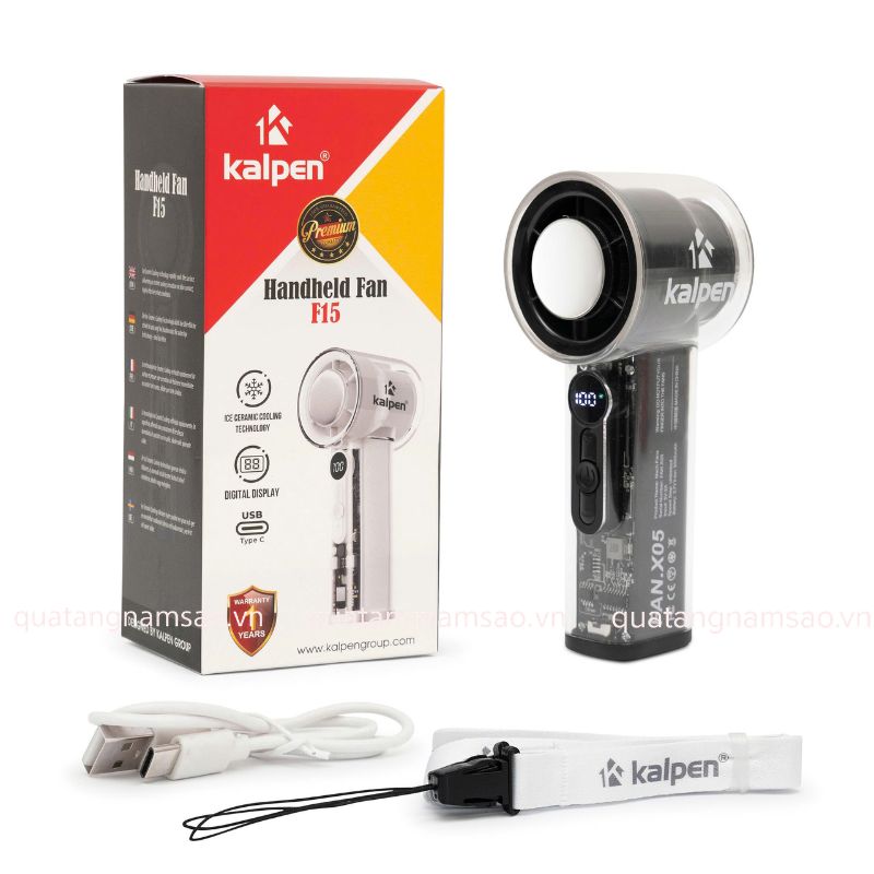 Quạt Tích Điện Cầm Tay Kalpen F15